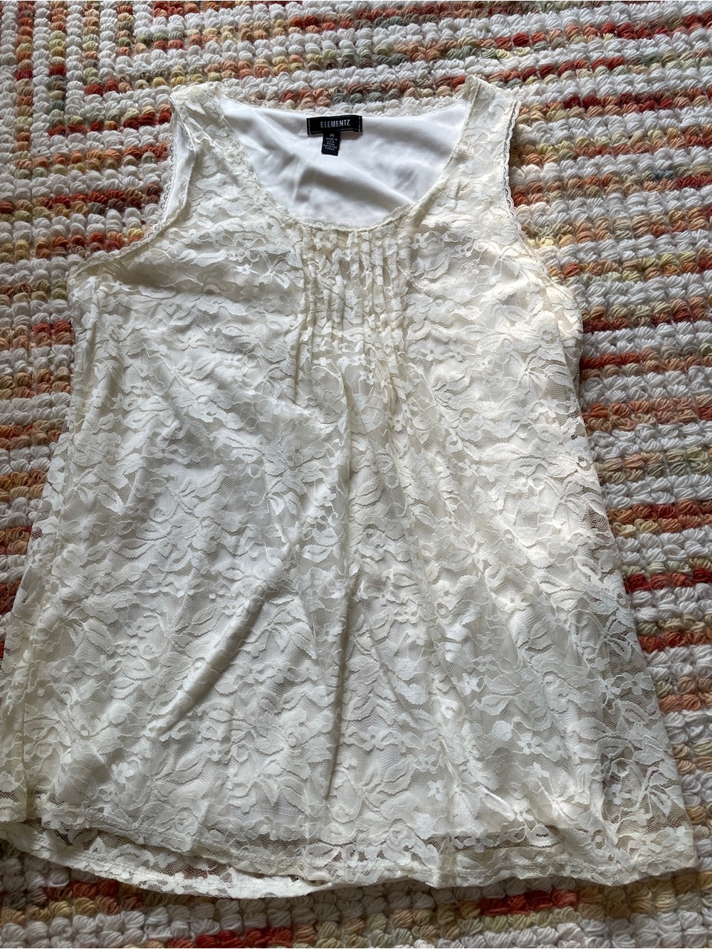 Lace Sleeveless Banydoll Tank